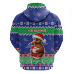 New Zealand Christmas Zip Hoodie Have Yourself A Kiwi-tastic Christmas - Aussie Hoodie
