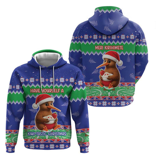 New Zealand Christmas Zip Hoodie Have Yourself A Kiwi-tastic Christmas - Aussie Hoodie