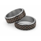 New Zealand Aotearoa Classic Ring Taniko Art Simple Style