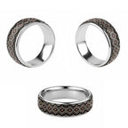 New Zealand Aotearoa Classic Ring Taniko Art Simple Style