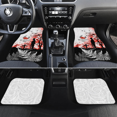 Kei Wareware Tatou New Zealand ANZAC Day Car Mats Lest We Forget