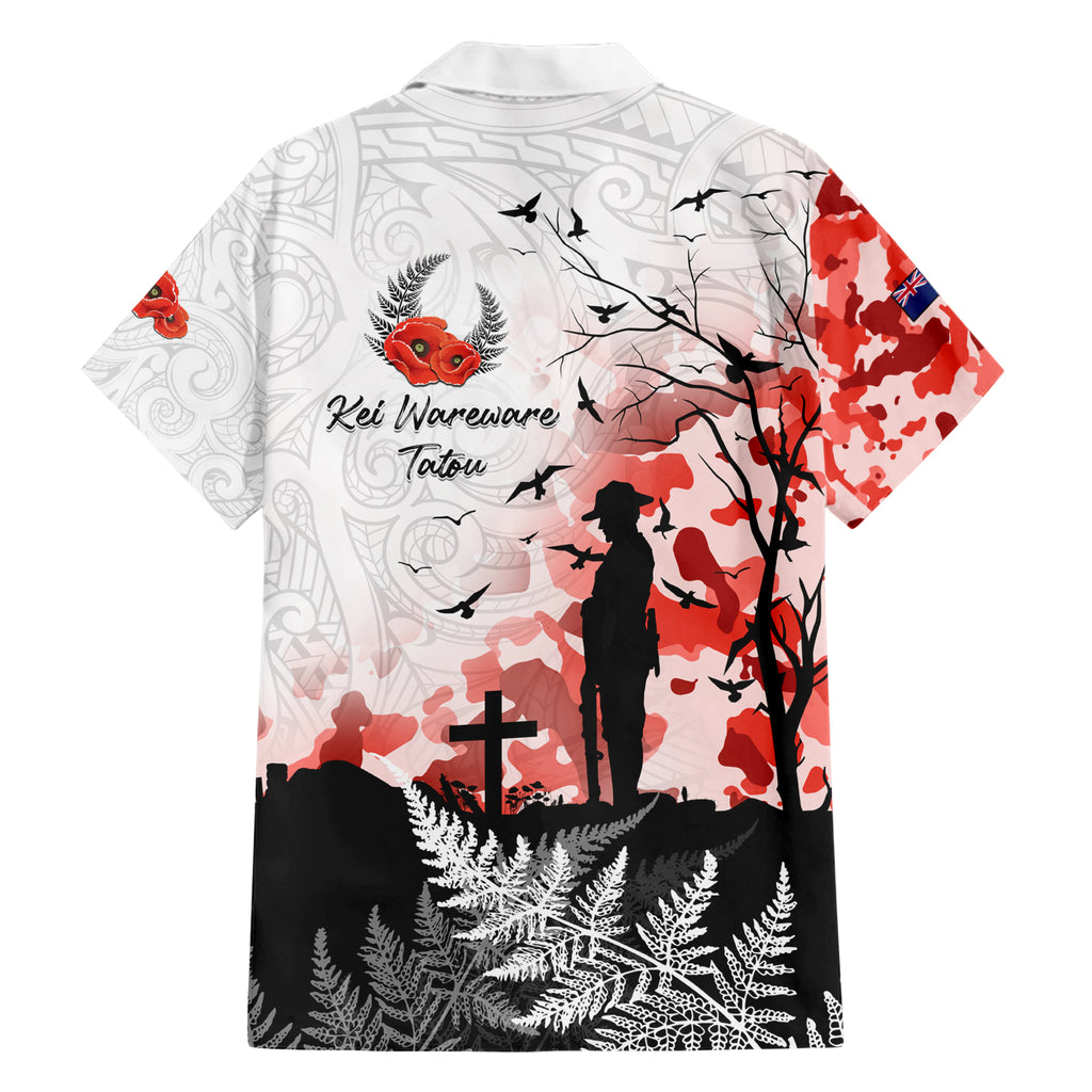 Kei Wareware Tatou New Zealand ANZAC Day Hawaiian Shirt Lest We Forget