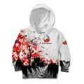 Kei Wareware Tatou New Zealand ANZAC Day Kid Hoodie Lest We Forget