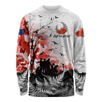 Kei Wareware Tatou New Zealand ANZAC Day Long Sleeve Shirt Lest We Forget