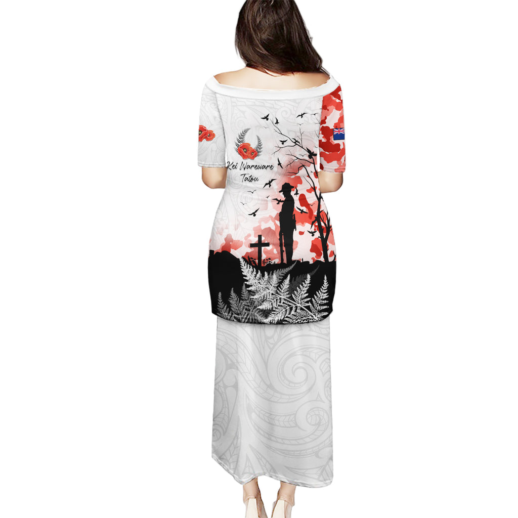 Kei Wareware Tatou New Zealand ANZAC Day Puletasi Lest We Forget