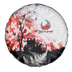 Kei Wareware Tatou New Zealand ANZAC Day Spare Tire Cover Lest We Forget