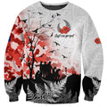 Kei Wareware Tatou New Zealand ANZAC Day Sweatshirt Lest We Forget