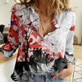 Kei Wareware Tatou New Zealand ANZAC Day Women Casual Shirt Lest We Forget