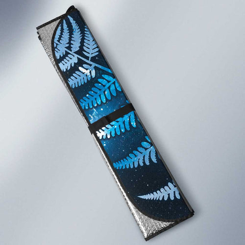 New Zealand Matariki Auto Sun Shade Maori Koru With Humpback Whale Blue
