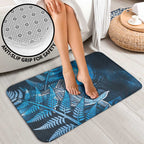 New Zealand Matariki Bathroom Set Maori Koru With Humpback Whale Blue