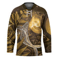 New Zealand Matariki Hockey Jersey Maori Koru With Humpback Whale Gold