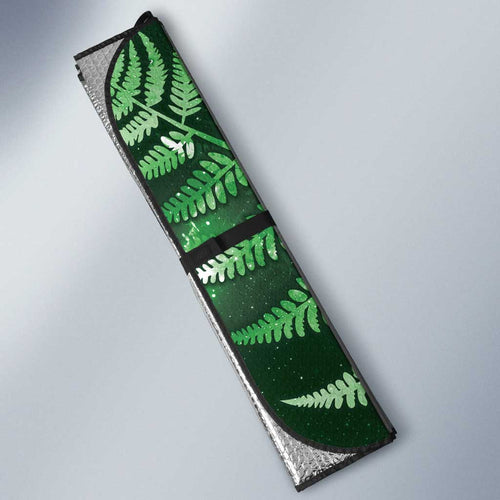 New Zealand Matariki Auto Sun Shade Maori Koru With Humpback Whale Green