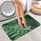 New Zealand Matariki Bathroom Set Maori Koru With Humpback Whale Green
