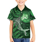 New Zealand Matariki Hawaiian Shirt Maori Koru With Humpback Whale Green