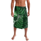 New Zealand Matariki Lavalava Maori Koru With Humpback Whale Green