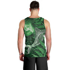 New Zealand Matariki Men Tank Top Maori Koru With Humpback Whale Green