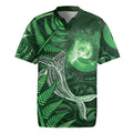 New Zealand Matariki Rugby Jersey Maori Koru With Humpback Whale Green