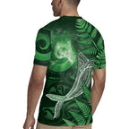 New Zealand Matariki Rugby Jersey Maori Koru With Humpback Whale Green