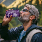 New Zealand Matariki 4 in 1 Can Cooler Tumbler Maori Koru With Humpback Whale Purple