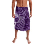 New Zealand Matariki Lavalava Maori Koru With Humpback Whale Purple