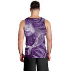 New Zealand Matariki Men Tank Top Maori Koru With Humpback Whale Purple