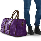 New Zealand Matariki Travel Bag Maori Koru With Humpback Whale Purple