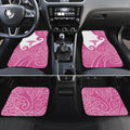 New Zealand Nurse Car Mats Maori Koru Pink Version