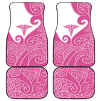 New Zealand Nurse Car Mats Maori Koru Pink Version