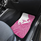 New Zealand Nurse Car Mats Maori Koru Pink Version