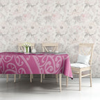 Personalised New Zealand Nurse Tablecloth Maori Koru Pink Version