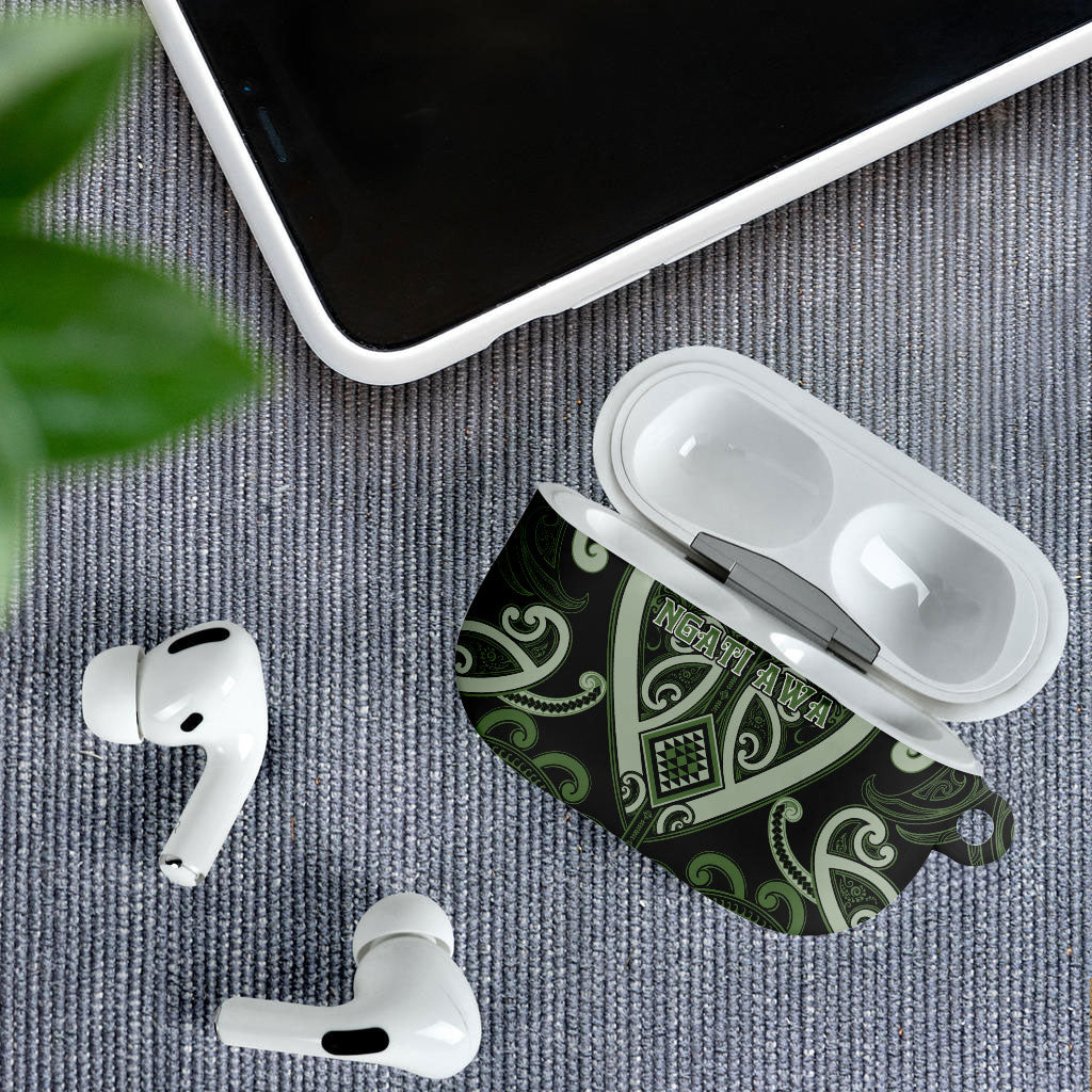 Aotearoa Ngati Awa AirPods Case Maori Tribal Pattern