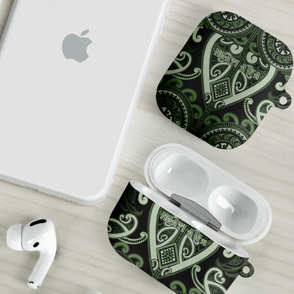 Aotearoa Ngati Awa AirPods Case Maori Tribal Pattern