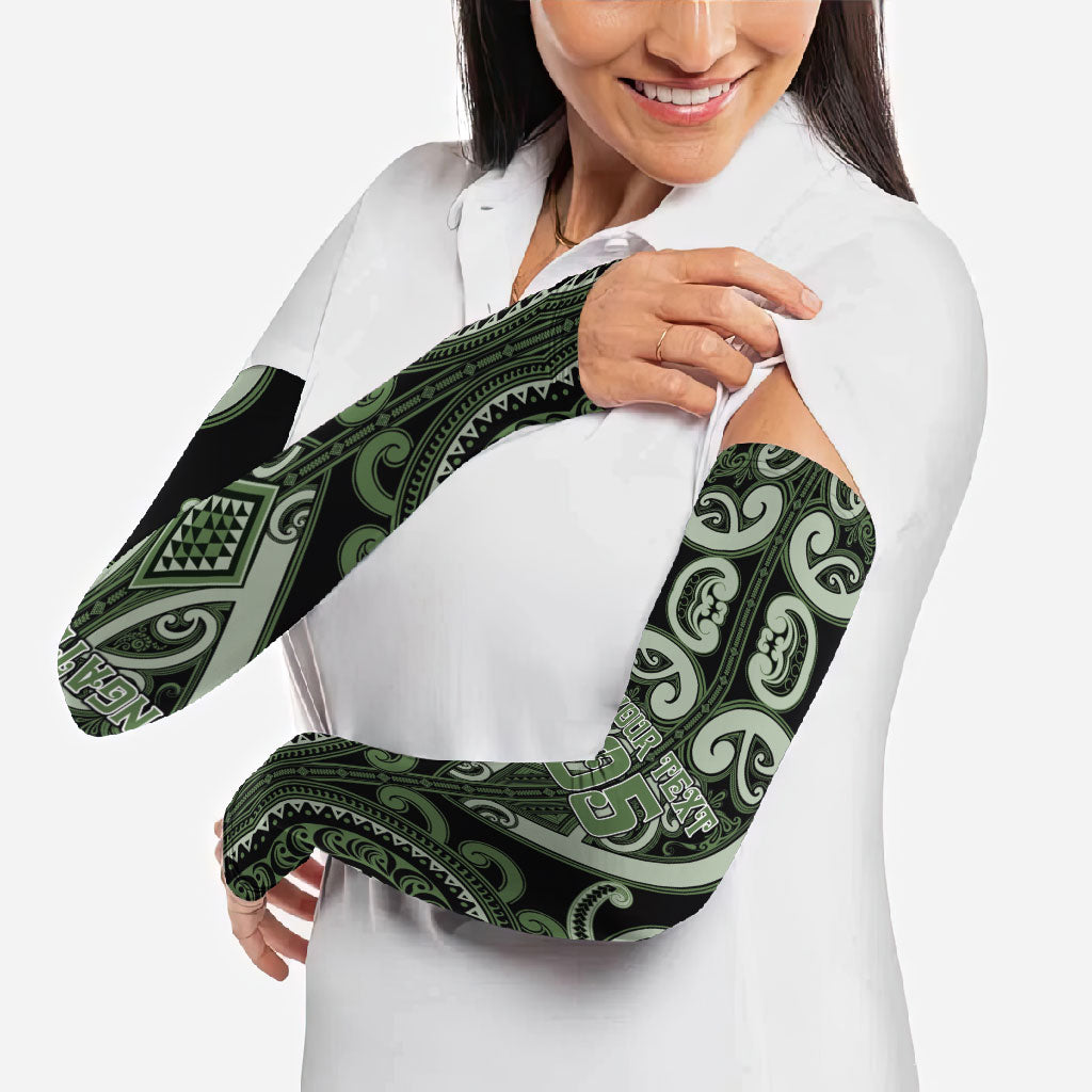 Custom Aotearoa Ngati Awa Arm Sleeves Maori Tribal Pattern