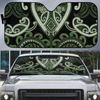 Aotearoa Ngati Awa Auto Sun Shade Maori Tribal Pattern