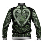 Custom Aotearoa Ngati Awa Baseball Jacket Maori Tribal Pattern
