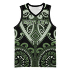 Custom Aotearoa Ngati Awa Basketball Jersey Maori Tribal Pattern