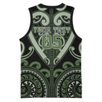 Custom Aotearoa Ngati Awa Basketball Jersey Maori Tribal Pattern