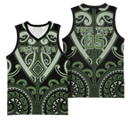 Custom Aotearoa Ngati Awa Basketball Jersey Maori Tribal Pattern