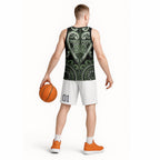Custom Aotearoa Ngati Awa Basketball Jersey Maori Tribal Pattern