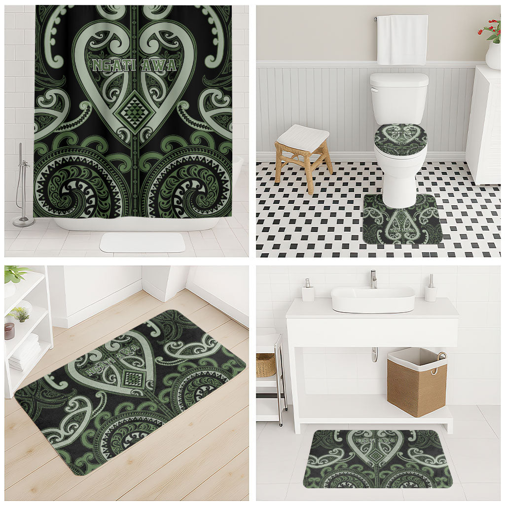 Aotearoa Ngati Awa Bathroom Set Maori Tribal Pattern