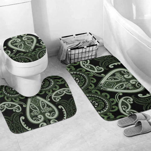 Aotearoa Ngati Awa Bathroom Set Maori Tribal Pattern