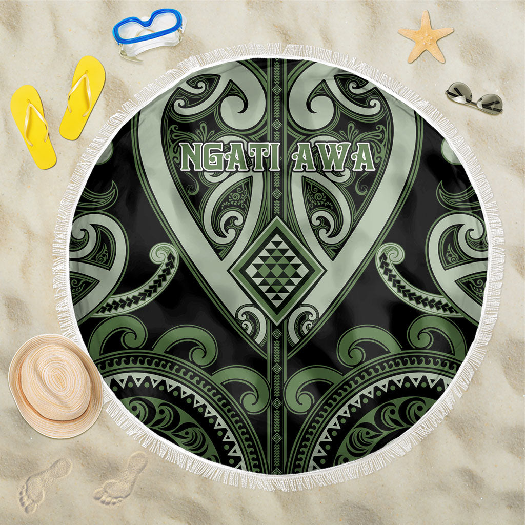 Aotearoa Ngati Awa Beach Blanket Maori Tribal Pattern