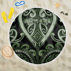Aotearoa Ngati Awa Beach Blanket Maori Tribal Pattern