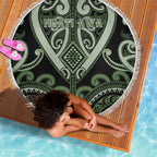 Aotearoa Ngati Awa Beach Blanket Maori Tribal Pattern