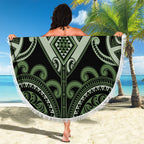 Aotearoa Ngati Awa Beach Blanket Maori Tribal Pattern