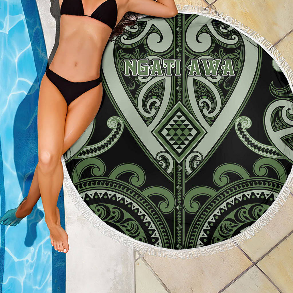 Aotearoa Ngati Awa Beach Blanket Maori Tribal Pattern