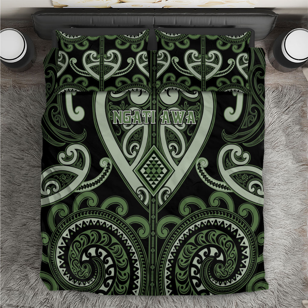 Aotearoa Ngati Awa Bedding Set Maori Tribal Pattern