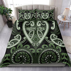 Aotearoa Ngati Awa Bedding Set Maori Tribal Pattern