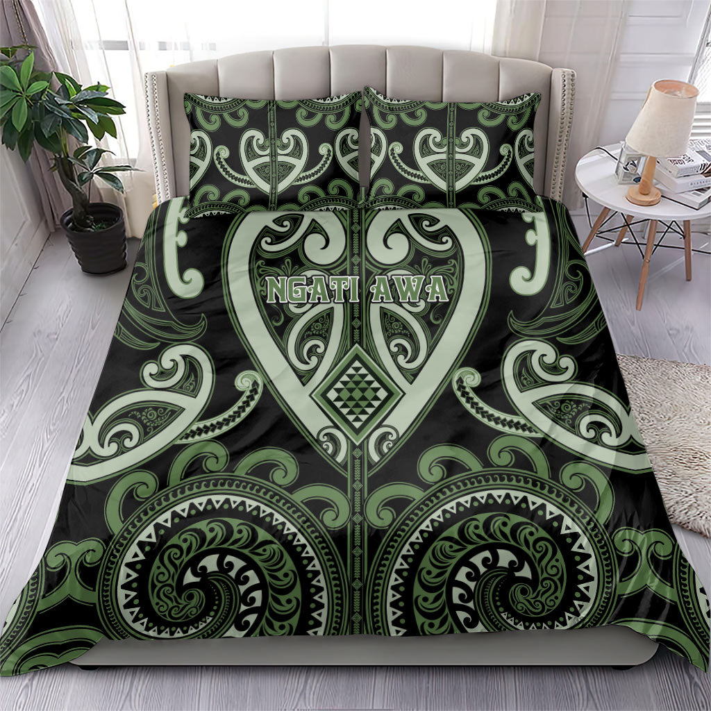 Aotearoa Ngati Awa Bedding Set Maori Tribal Pattern