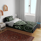 Aotearoa Ngati Awa Bedding Set Maori Tribal Pattern